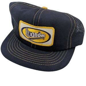 Bandog Vintage Mesh‎ Back Trucker Hat Snapback Cap Vintage 80s Swingster